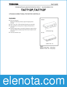 Toshiba TA7712P datasheet