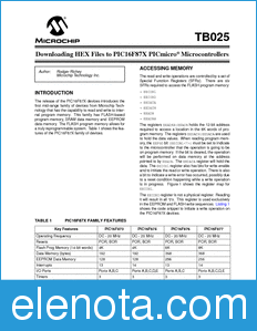 Microchip TB025 datasheet