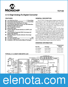 Microchip TC7135 datasheet