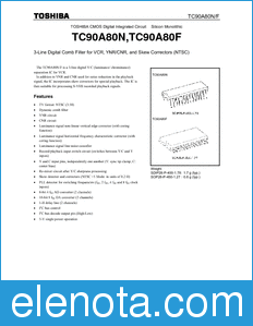 Toshiba TC90A80N datasheet
