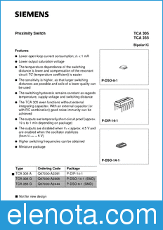 Infineon TCA355 datasheet