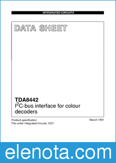 Philips TDA8442 datasheet.