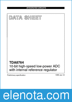 Philips TDA8764 datasheet