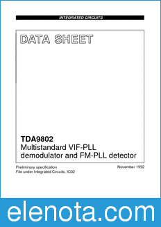 Philips TDA9802 datasheet