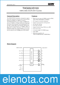 THINE THC63LVD103 datasheet