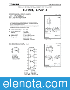 Toshiba TLP281 datasheet
