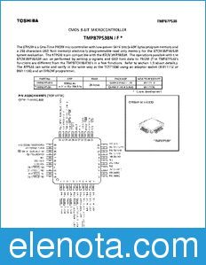 Toshiba TMP87PS38N/F datasheet