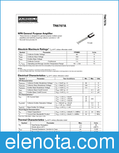 Fairchild TN6707A datasheet
