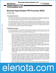 Freescale TPUPN18 datasheet