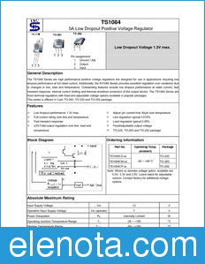 TSC TS1084 datasheet