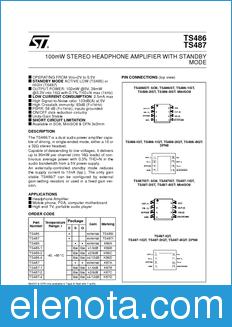 STMicroelectronics TS486 datasheet