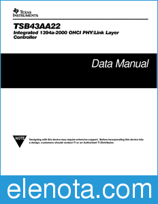 Texas Instruments TSB43AA22 datasheet