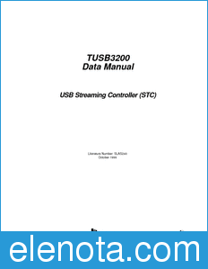 Texas Instruments TUSB3200 datasheet