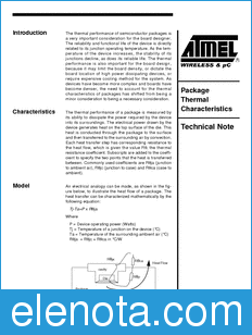 Atmel Technical Note datasheet