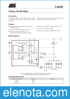 Atmel U643B datasheet