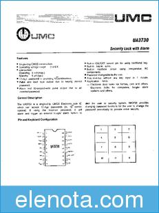 UMC UA3730 datasheet