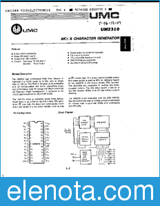 UMC UM2310 datasheet