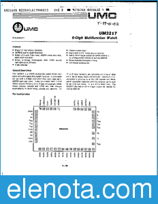 UMC UM3217 datasheet