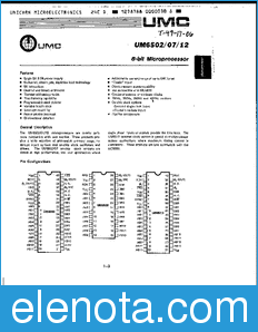 UMC UM6502 datasheet
