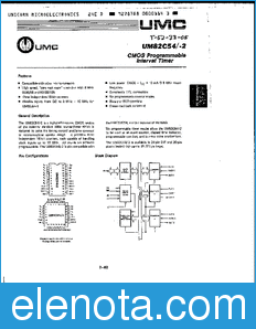 UMC UM82C54 datasheet
