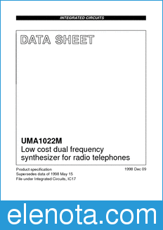 Philips UMA1022M datasheet