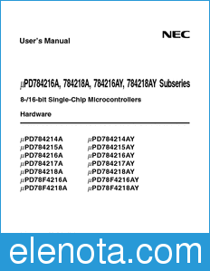 NEC UPD784216A datasheet