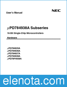 NEC UPD784935A datasheet