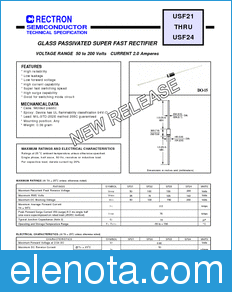 Rectron USF22-T datasheet