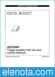 Philips UZZ7000T datasheet