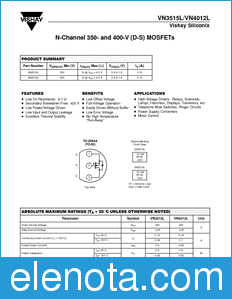 Vishay VN3515L datasheet