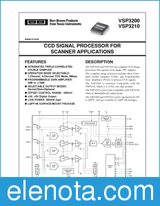 Texas Instruments VSP3200 datasheet