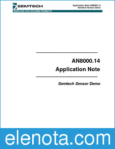 Semtech XE8807A datasheet