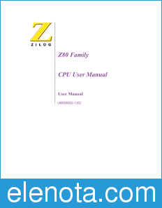 Zilog Z80 datasheet