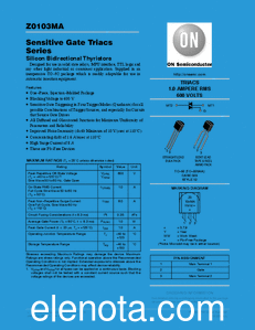 Semiconductor ZO 103MA datasheet