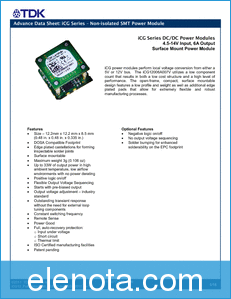 TDK Electronics iCG12006A007V datasheet