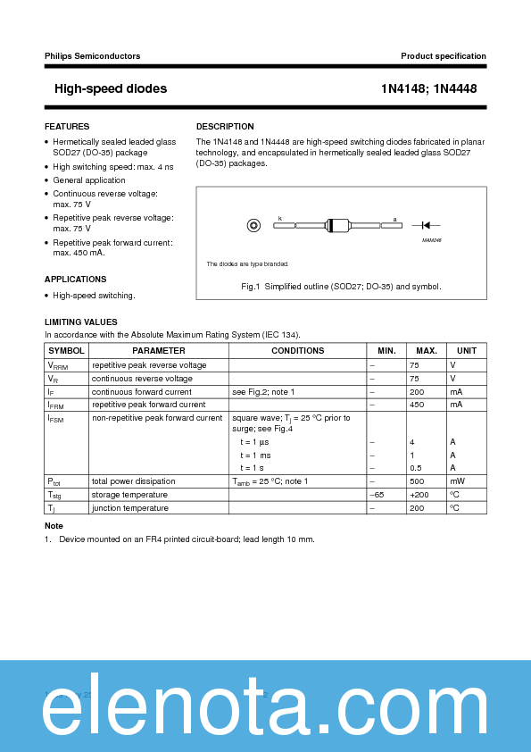 4148 Datasheet