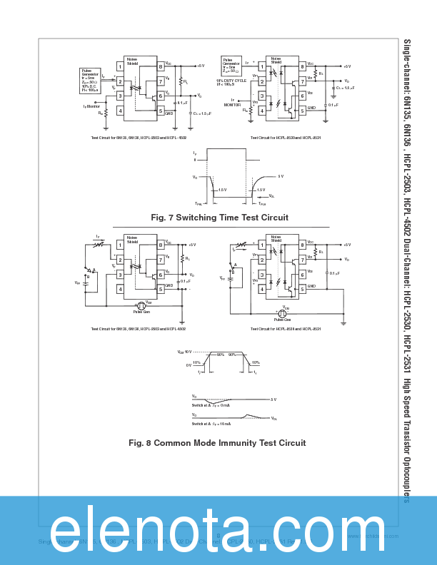 6N136 Datasheet PDF (578 KB) Fairchild | Pobierz z Elenota.pl
