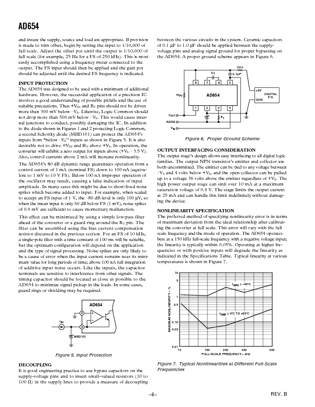 AD654 Datasheet PDF (181 KB) Analog Devices | Pobierz z Elenota.pl