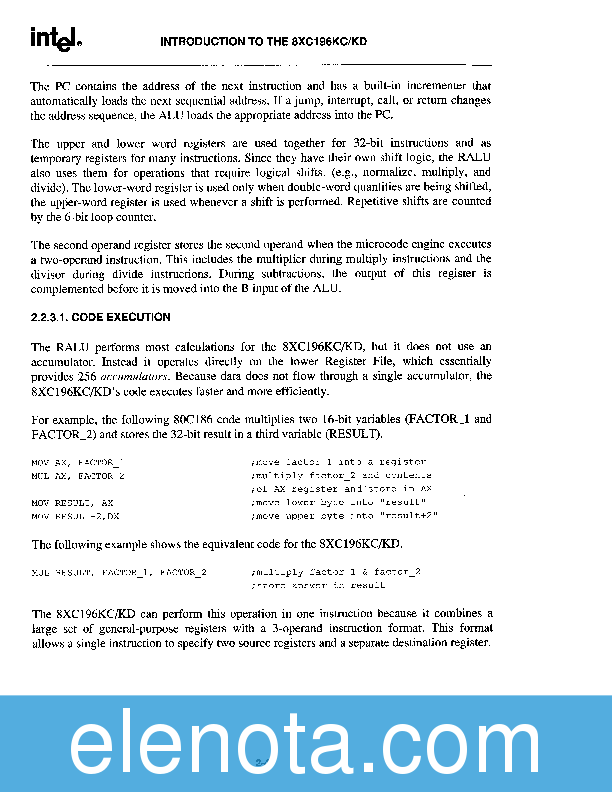 APPLICATION NOTE Datasheet PDF (1.45 MB) Intel | Pobierz z Elenota.pl