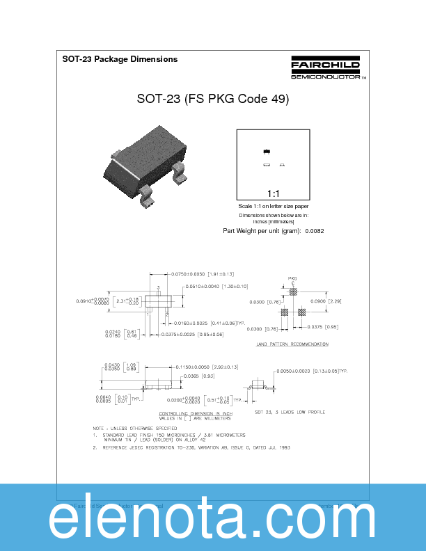 BC817-40 Datasheet PDF (218 KB) Fairchild | Pobierz z Elenota.pl