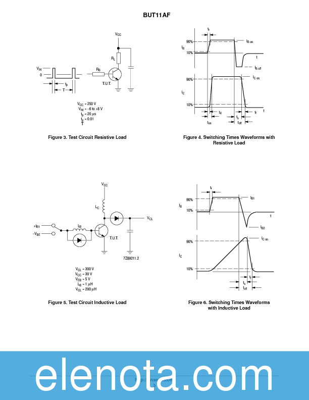 BUT11AF Datasheet PDF (56 KB) ON Semiconductor | Pobierz z Elenota.pl