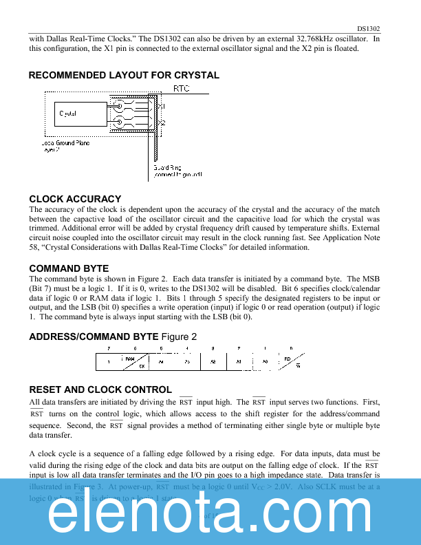 DS1302 Datasheet PDF (212 KB) Maxim | Pobierz z Elenota.pl