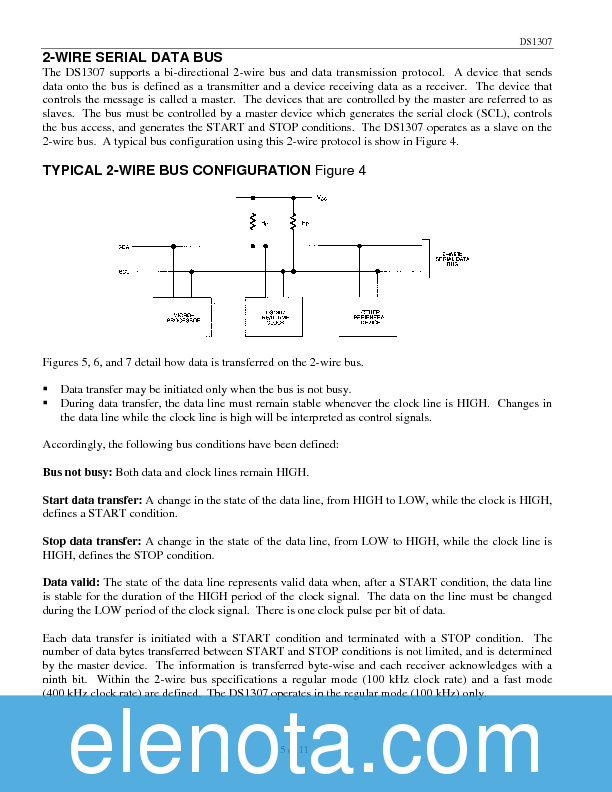 DS1307 Datasheet PDF (165 KB) Maxim | Pobierz z Elenota.pl