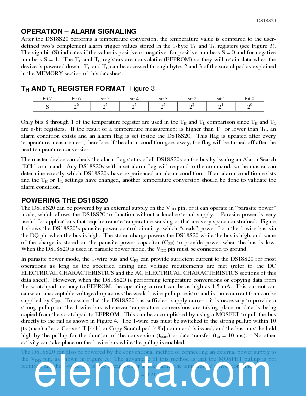DS1820 Datasheet PDF (151 KB) Maxim | Pobierz z Elenota.pl