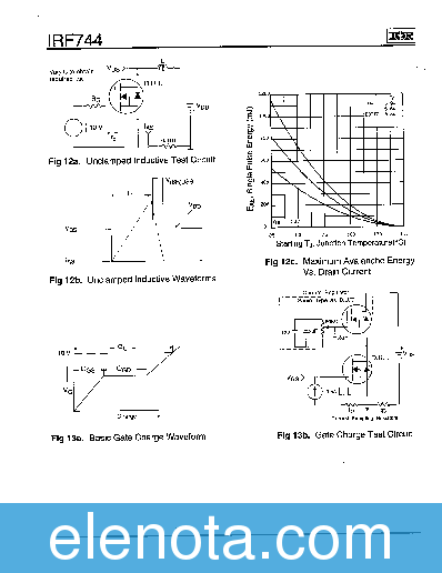 IRF744 Datasheet PDF (208 KB) International Rectifier | Pobierz z ...