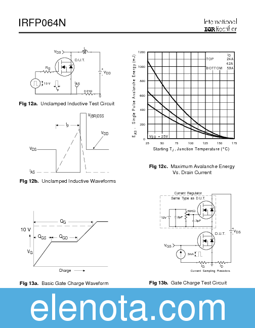 IRFP064N Datasheet PDF (108 KB) International Rectifier | Pobierz z ...