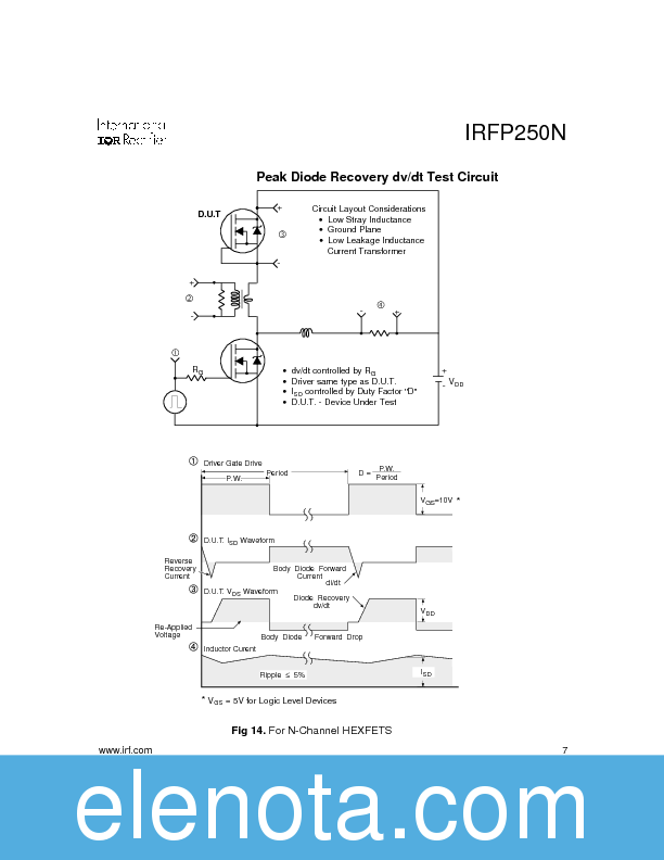IRFP250N Datasheet PDF (122 KB) International Rectifier | Pobierz z ...