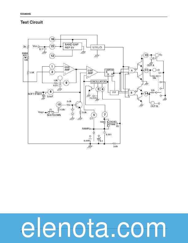 KA3525A Datasheet PDF (84 KB) Fairchild | Pobierz z Elenota.pl