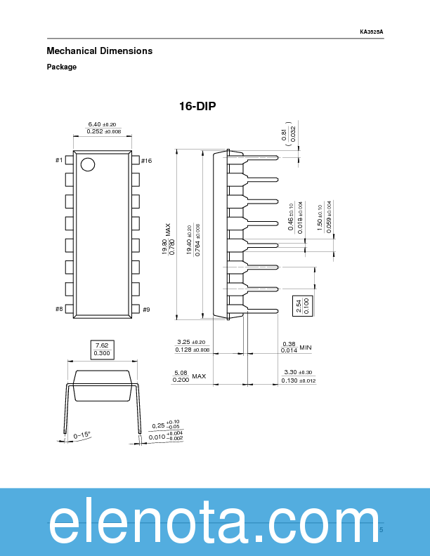 KA3525A Datasheet PDF (84 KB) Fairchild | Pobierz z Elenota.pl