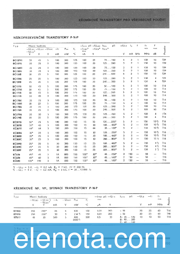 KD502 Datasheet PDF (1.87 MB) Tesla | Pobierz z Elenota.pl
